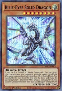 Blue-Eyes Solid Dragon (Green) [LDS2-EN014] Ultra Rare - Duel Kingdom