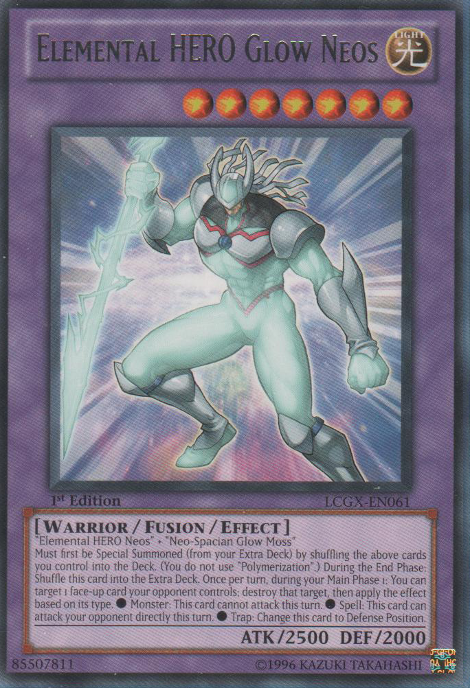 Elemental HERO Glow Neos [LCGX-EN061] Rare - Duel Kingdom