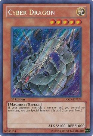 Cyber Dragon (Alternate Art) [LCGX-EN176] Secret Rare - Duel Kingdom