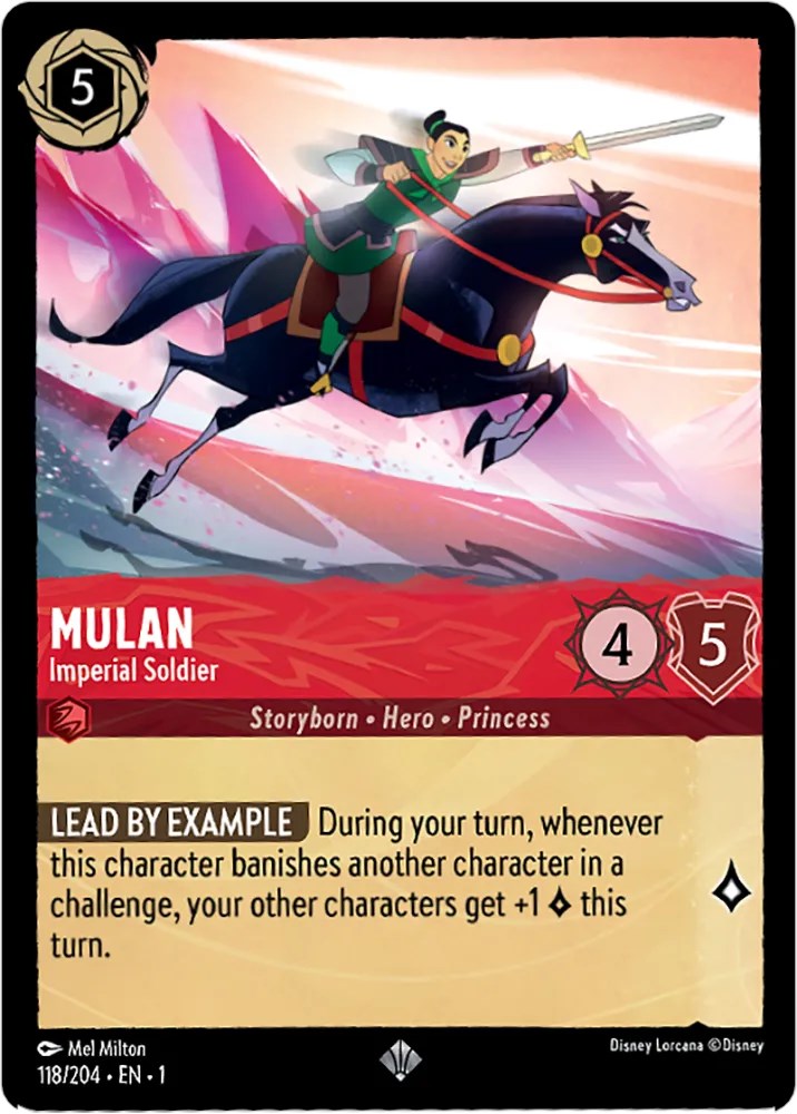 Mulan - Imperial Soldier 118/204 (The First Chapter) Cold Foil