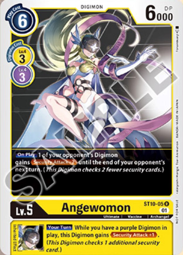 Angewomon (Tamer Goods Set Angewomon & LadyDevimon) [ST10-05] [Starter Deck 10: Parallel World Tactician] Foil
