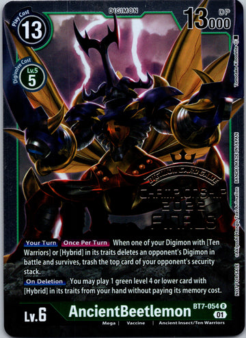 AncientBeetlemon (2022 Championship Finals Event Pack) [BT7-054 R] [Next Adventure] Foil