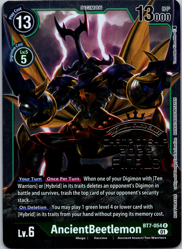AncientBeetlemon (2022 Championship Finals Event Pack) [BT7-054 R] [Next Adventure] Foil