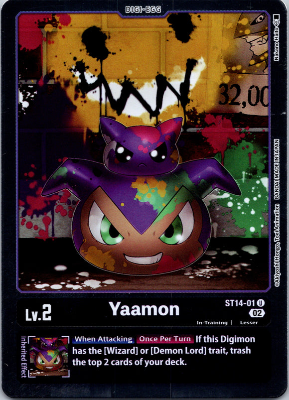 Yaamon [ST14-01] [Starter Deck 14: Beelzemon Advanced Deck Set] Foil