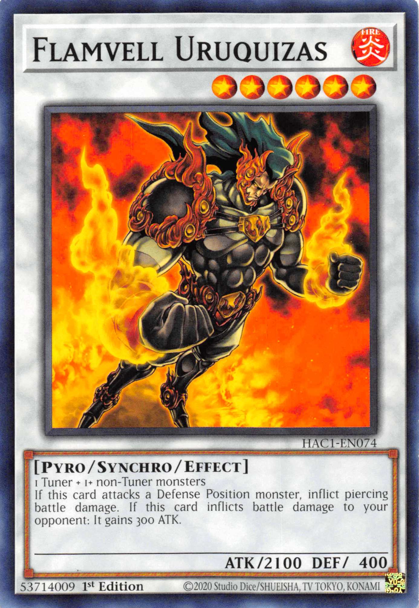 Flamvell Uruquizas [HAC1-EN074] Common - Duel Kingdom