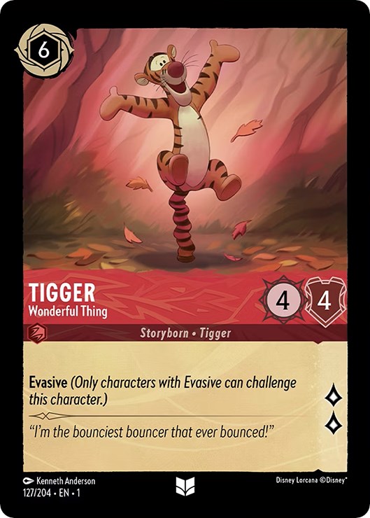 Tigger - Wonderful Thing 127/204 (The First Chapter) Cold Foil