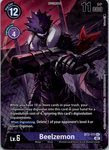 Beelzemon - BT2-111 (Alternate Art) [BT2-111] [Starter Deck 14: Beelzemon Advanced Deck Set] Foil