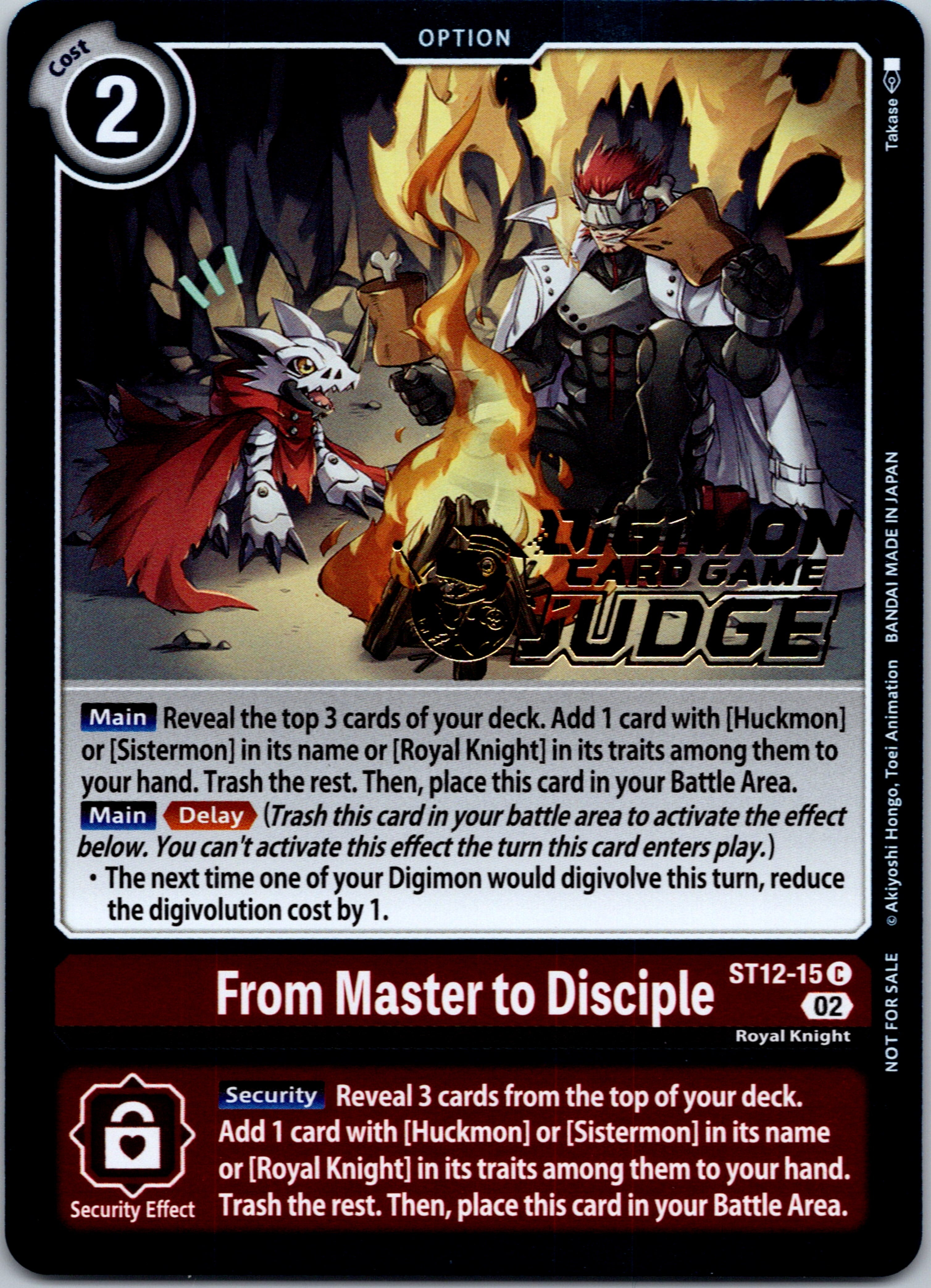 From Master to Disciple (Judge Pack 3) [ST12-15] [Starter Deck 12: Jesmon] Foil