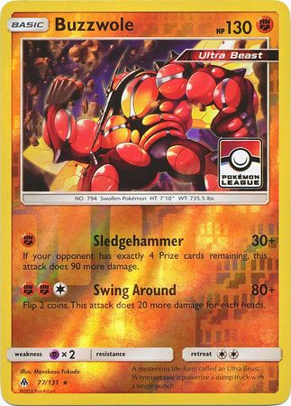 Buzzwole (77/131) (League Promo) [Sun & Moon: Forbidden Light] - Duel Kingdom