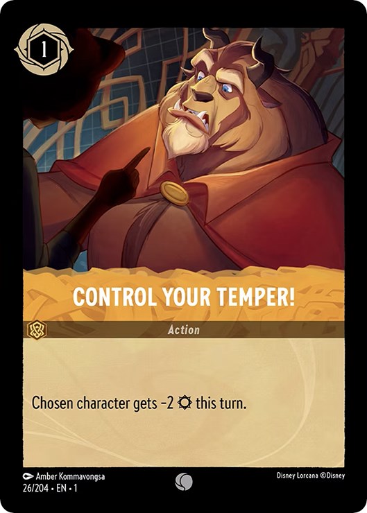 Control Your Temper! 26/204 (The First Chapter) Cold Foil
