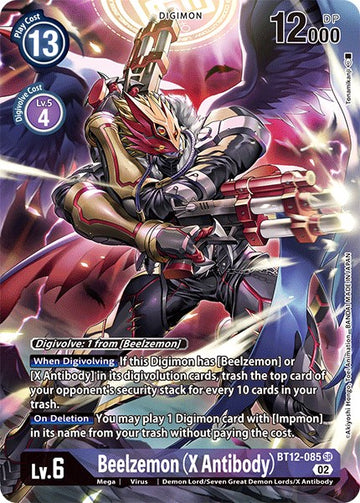 Beelzemon (X Antibody) (Alternate Art) [BT12-085] [Across Time] Foil