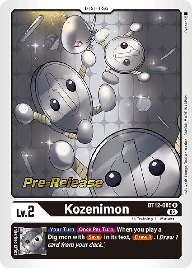 Kozenimon [BT12-005] [Across Time Pre-Release Cards] Normal