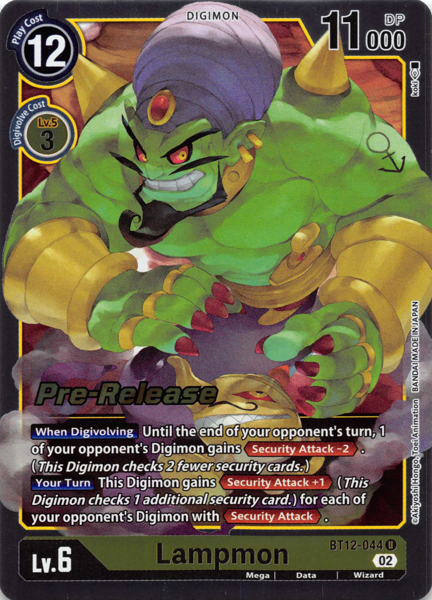 Lampmon [BT12-044] [Across Time Pre-Release Cards] Foil