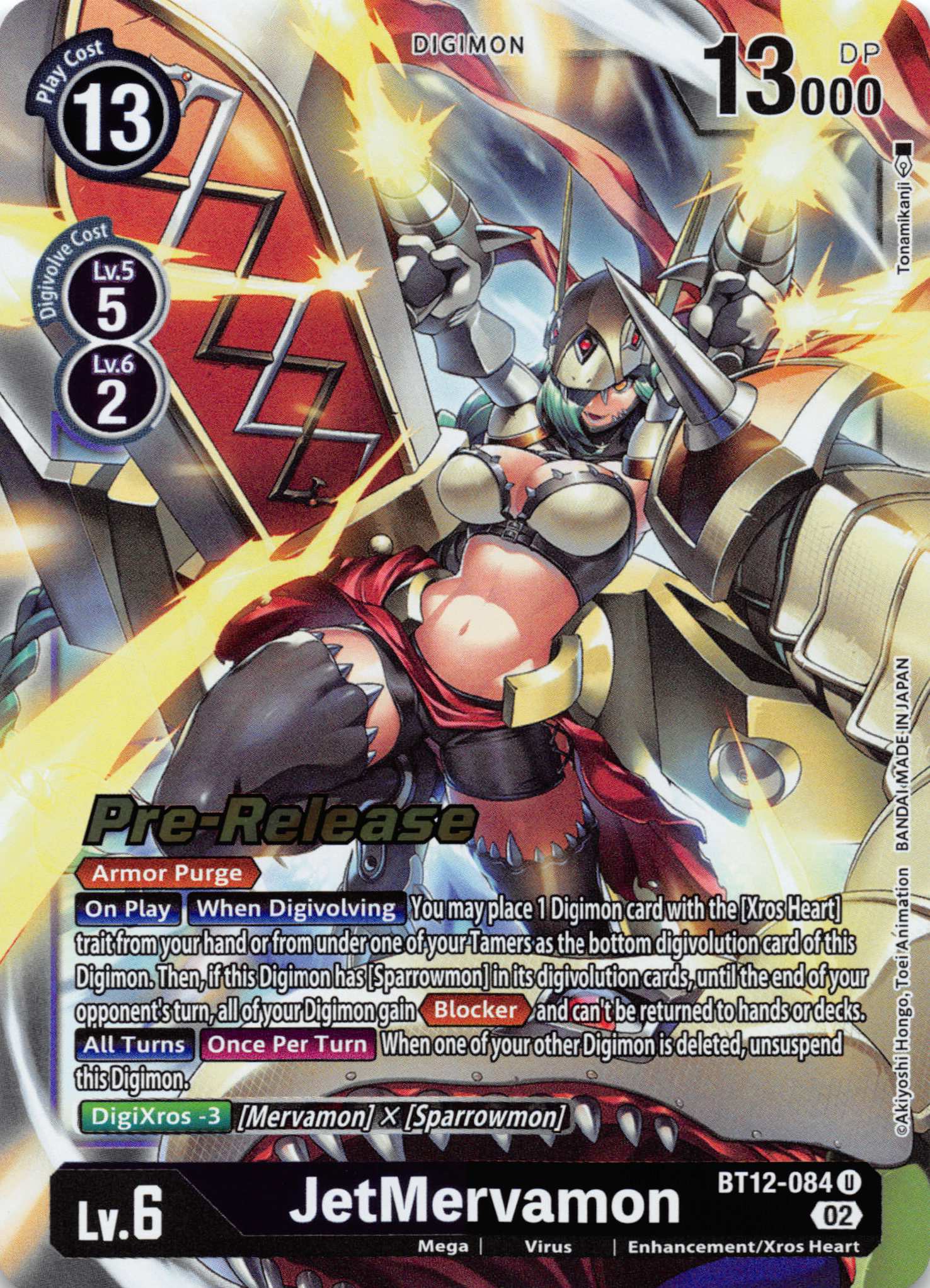 JetMervamon [BT12-084] [Across Time Pre-Release Cards] Normal