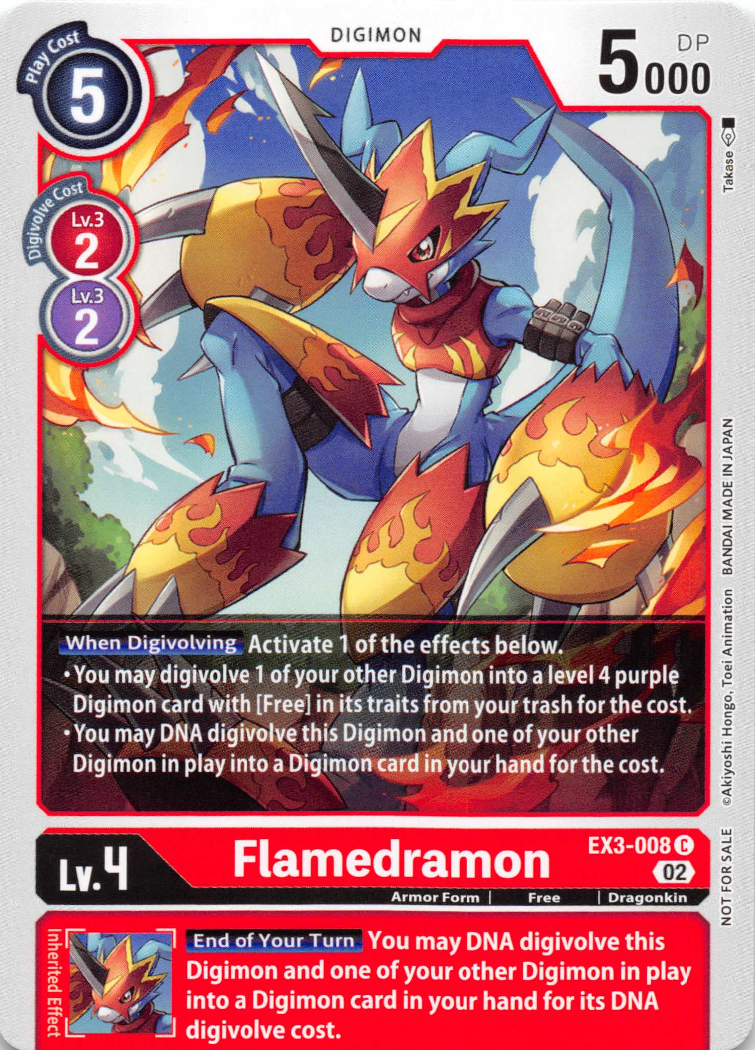 Flamedramon [EX3-008] [Revision Pack Cards] Normal