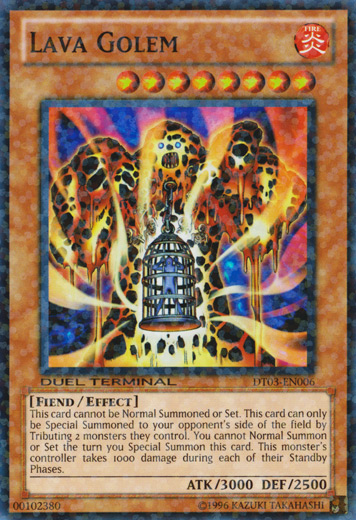 Lava Golem [DT03-EN006] Super Rare - Duel Kingdom