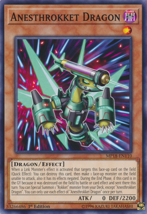 Anesthrokket Dragon [MP18-EN110] Common - Duel Kingdom