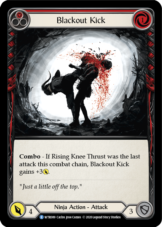 Blackout Kick (Red) [WTR089] Unlimited Normal - Duel Kingdom