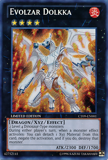 Evolzar Dolkka [CT09-EN001] Secret Rare - Duel Kingdom