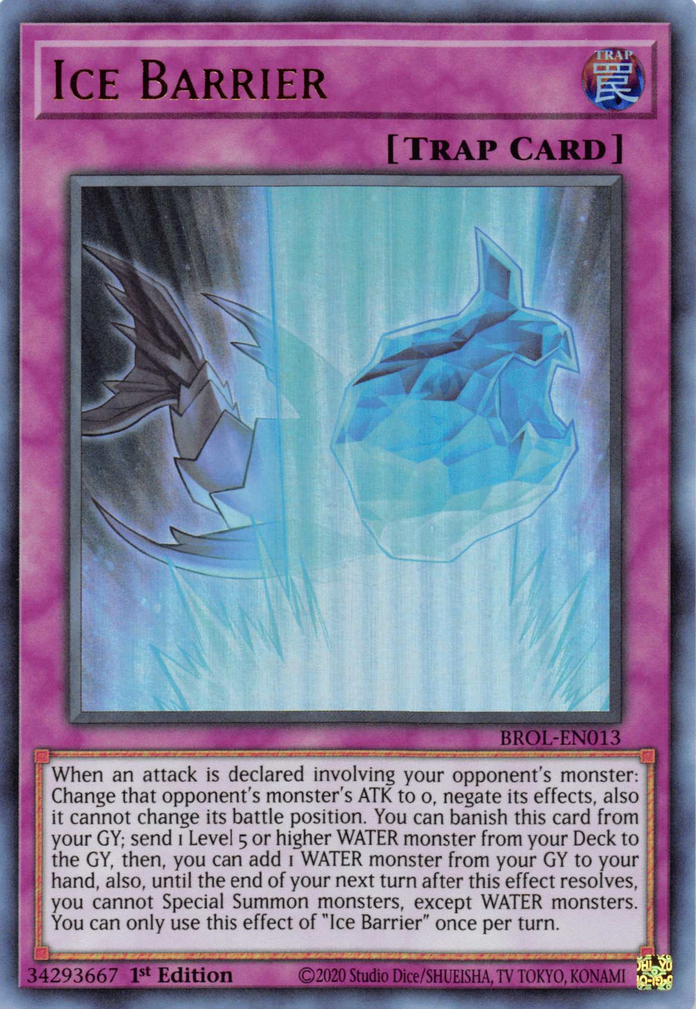 Ice Barrier [BROL-EN013] Ultra Rare - Duel Kingdom