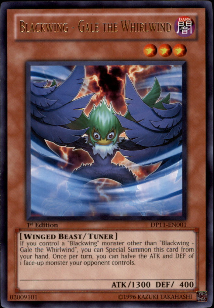 Blackwing - Gale the Whirlwind [DP11-EN001] Rare - Duel Kingdom