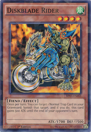 Diskblade Rider [BP03-EN043] Shatterfoil Rare - Duel Kingdom