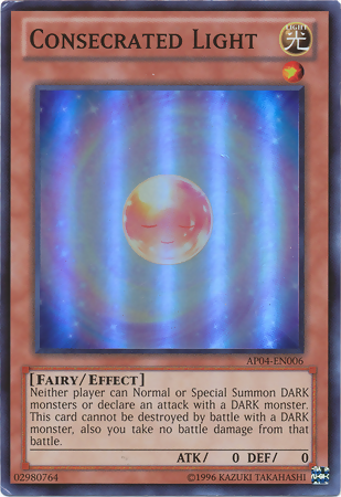 Consecrated Light [AP04-EN006] Super Rare - Duel Kingdom