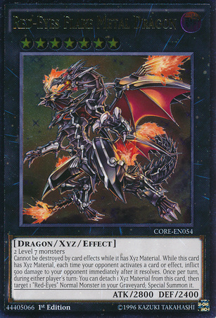 Red-Eyes Flare Metal Dragon [CORE-EN054] Ultimate Rare - Duel Kingdom