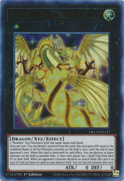 Number 100: Numeron Dragon [DLCS-EN117] Ultra Rare - Duel Kingdom