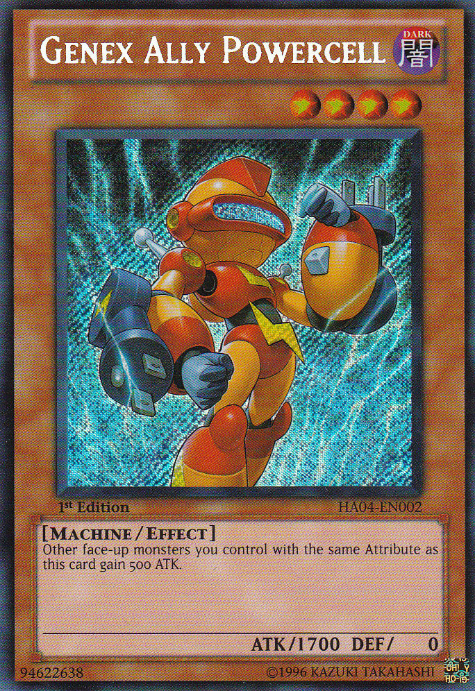 Genex Ally Powercell [HA04-EN002] Secret Rare - Duel Kingdom