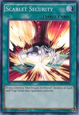 Scarlet Security [LC5D-EN076] Super Rare - Duel Kingdom