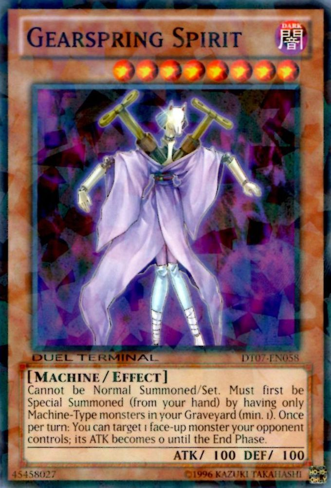 Gearspring Spirit [DT07-EN058] Common - Duel Kingdom