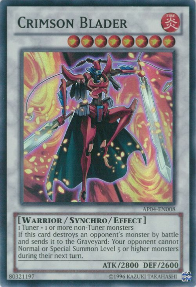 Crimson Blader [AP04-EN008] Super Rare - Duel Kingdom