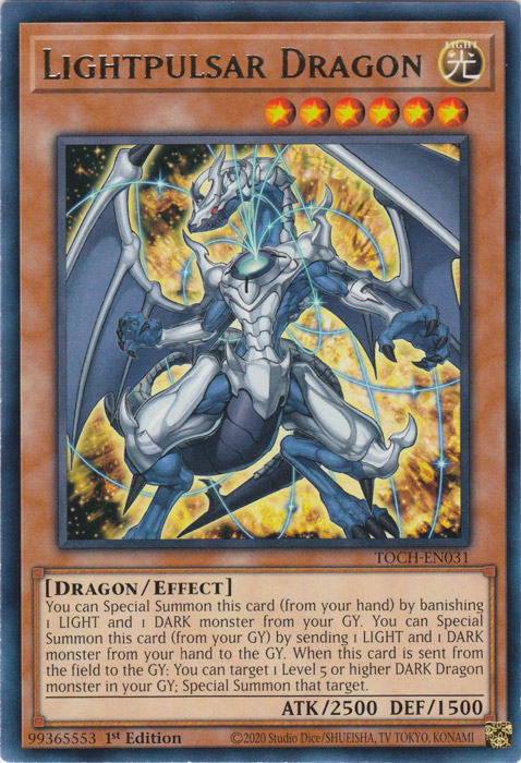 Lightpulsar Dragon [TOCH-EN031] Rare - Duel Kingdom