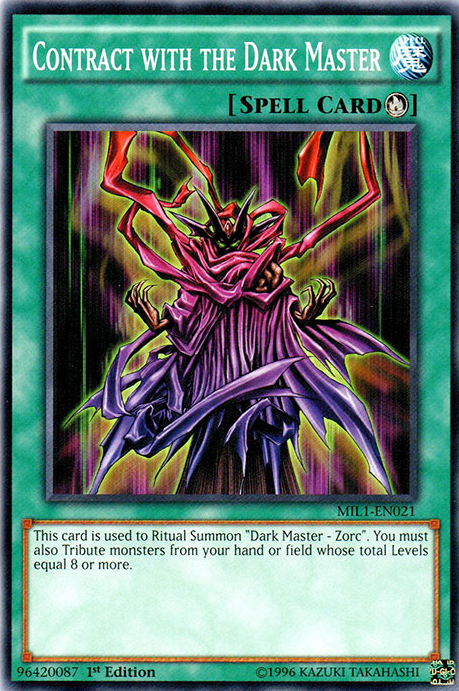 Contract with the Dark Master [MIL1-EN021] Common - Duel Kingdom