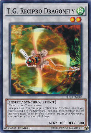 T.G. Recipro Dragonfly [LC5D-EN212] Common - Duel Kingdom