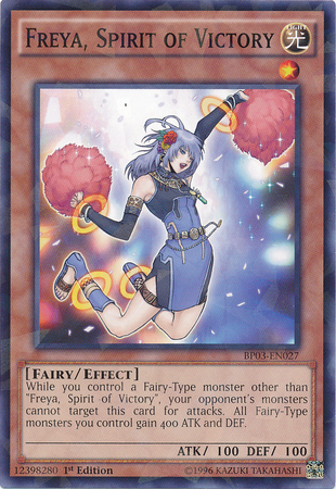 Freya, Spirit of Victory [BP03-EN027] Shatterfoil Rare - Duel Kingdom