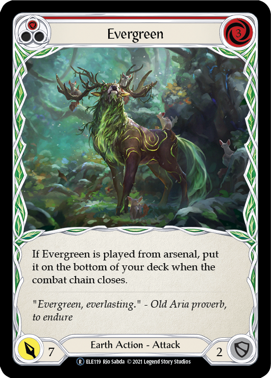 Evergreen (Red) [U-ELE119] Unlimited Normal - Duel Kingdom