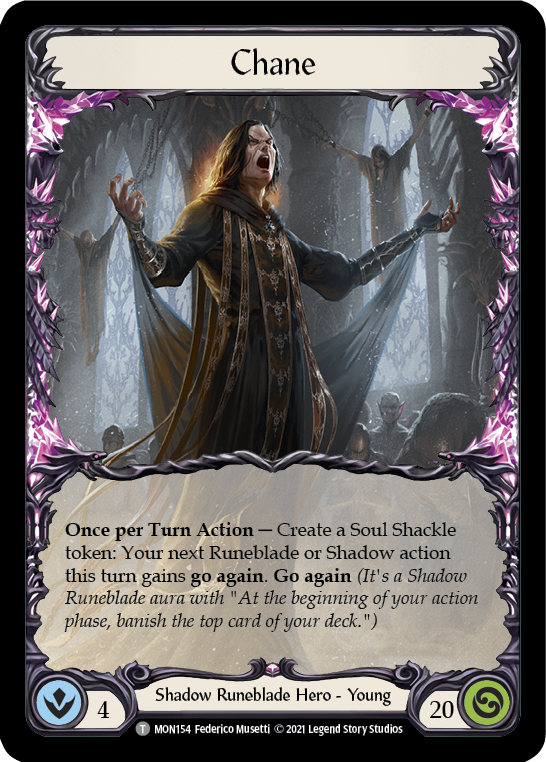 Chane, Bound by Shadow // Chane [MON153 // MON154] 1st Edition Normal - Duel Kingdom