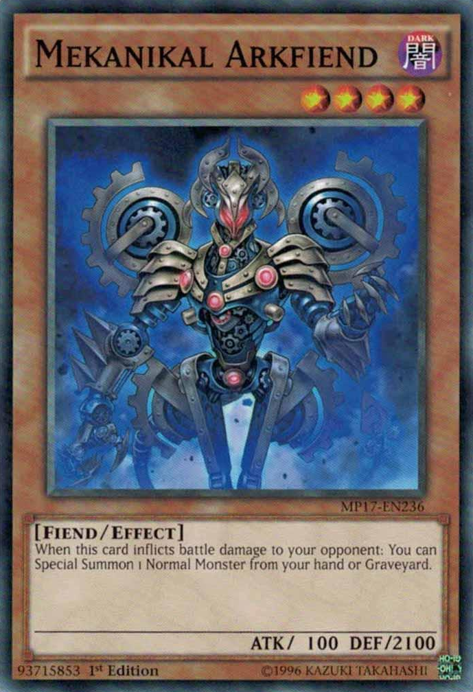 Mekanikal Arkfiend [MP17-EN236] Common - Duel Kingdom