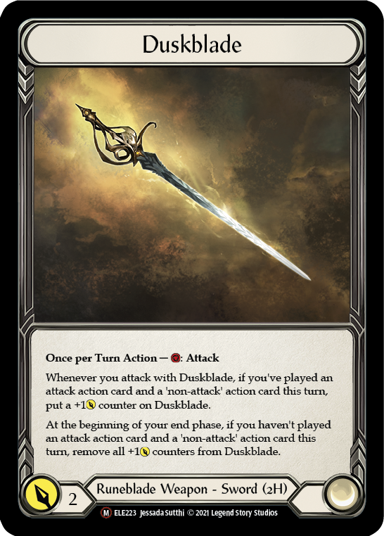 Duskblade [U-ELE223] Unlimited Rainbow Foil - Duel Kingdom