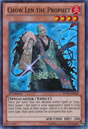 Chow Len the Prophet [BPW2-EN044] Super Rare - Duel Kingdom