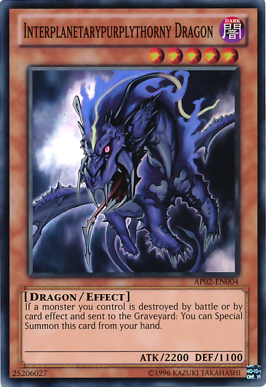 Interplanetarypurplythorny Dragon [AP02-EN004] Super Rare - Duel Kingdom