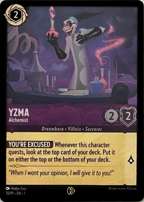 Yzma - Alchemist 010 (Disney Lorcana Promo Cards) Cold Foil