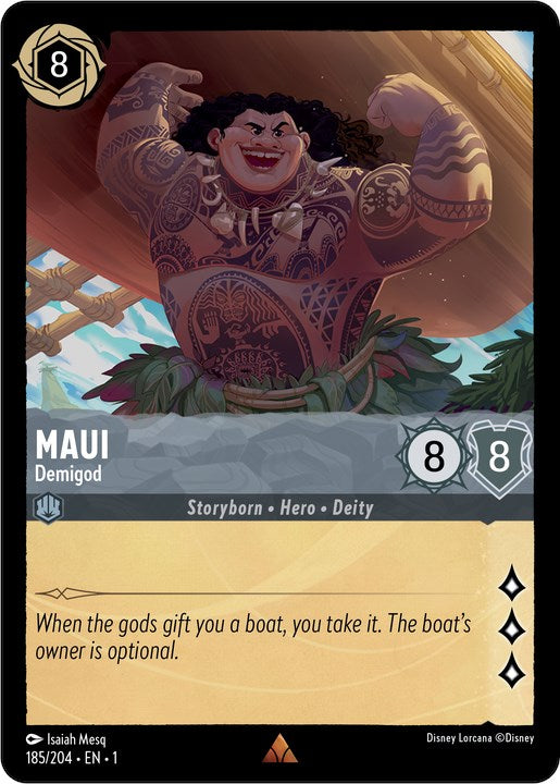 Maui - Demigod 185/204 (The First Chapter) Cold Foil