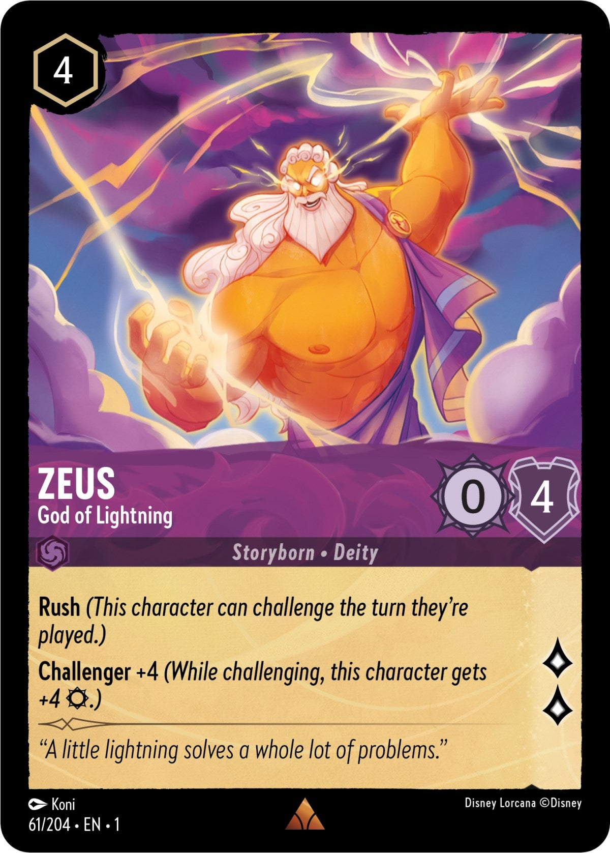 Zeus - God of Lightning 61/204 (The First Chapter)