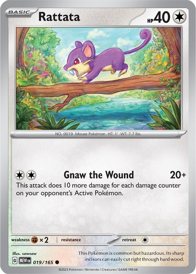 Rattata (19/165) [Scarlet & Violet:  151]