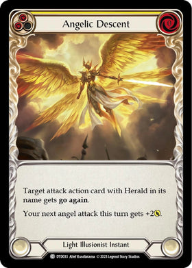 Angelic Descent (Yellow) [DTD033] (Dusk till Dawn) Rainbow Foil