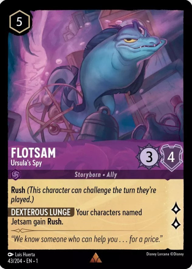 Flotsam - Ursula's Spy 43/204 (The First Chapter) Cold Foil