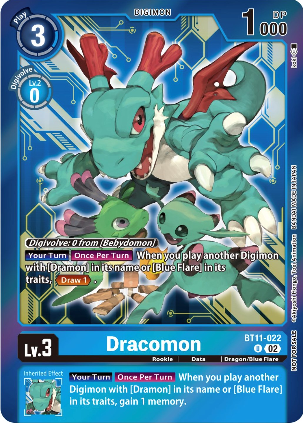 Dracomon (Event Pack 5) [BT11-022] [Dimensional Phase] Foil